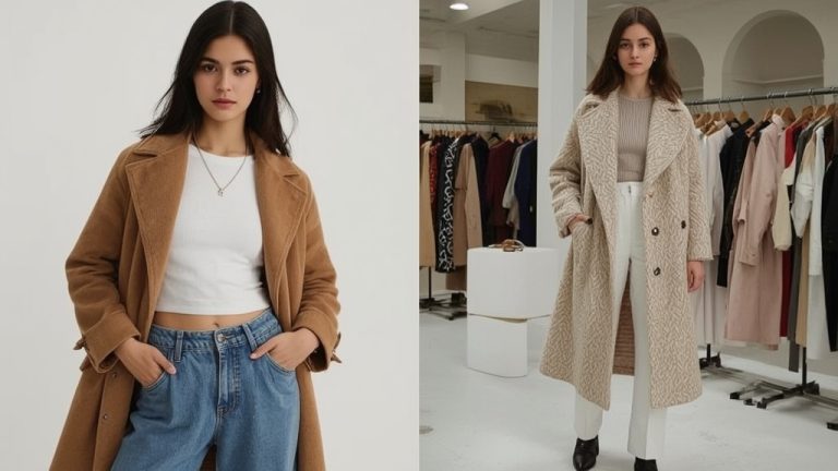 Lucid_Realism_Gambar_realistis_dari_Fast_Fashion_vs_Slow_Fashi_0